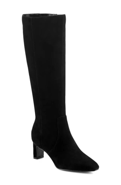 Rockport Women's Mabel Suede Dress Boots In Black