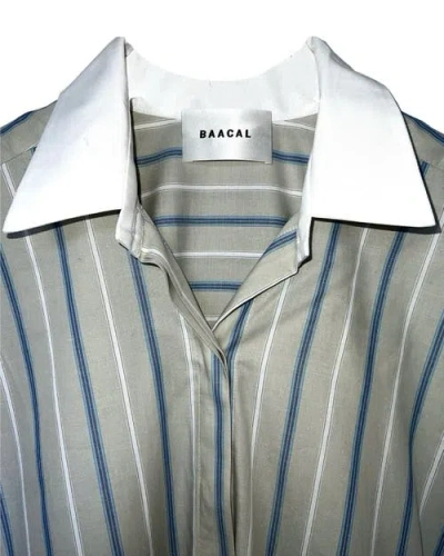 Baacal Mia Oversized Shirt Dress In Multi