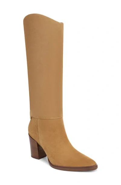 Sarto By Franco Sarto Jasmine Block Heel Boot In Brown