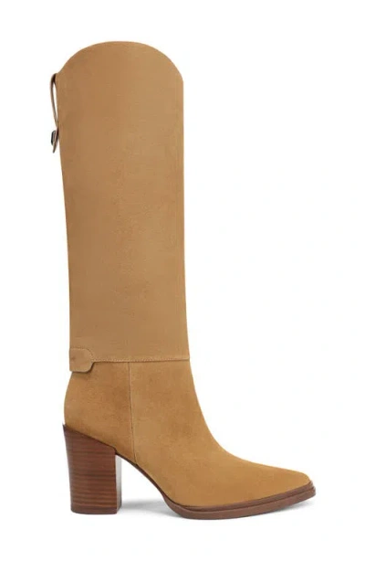 Sarto By Franco Sarto Jasmine Block Heel Boot In Brown