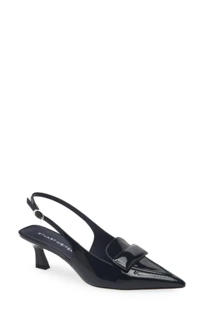 Stuart Weitzman Sovinnie Slingback Pump In Blue