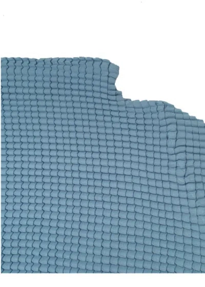 Baacal Ingrid Pleated Mock Neck Top In Blue