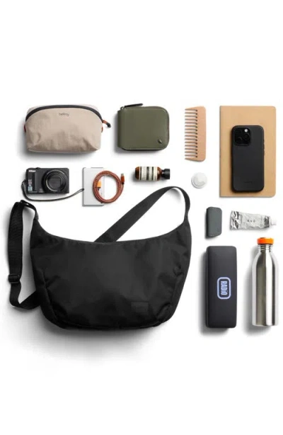 Bellroy Laneway Crescent Crossbody Bag In Black