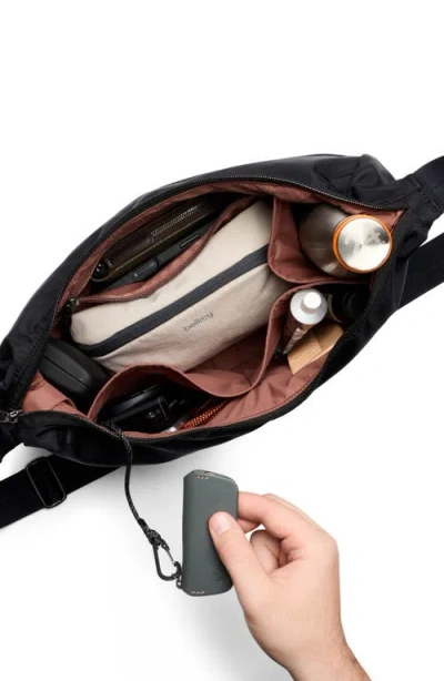 Bellroy Laneway Crescent Crossbody Bag In Black