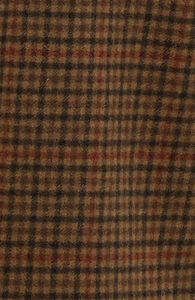 Barbour Melody Houndstooth Check Wool Blend Duffle Coat In Multi