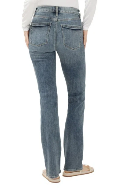 Silver Jeans Co. Women's Elyse Mid Rise Comfort Fit Slim Bootcut Jeans In Blue