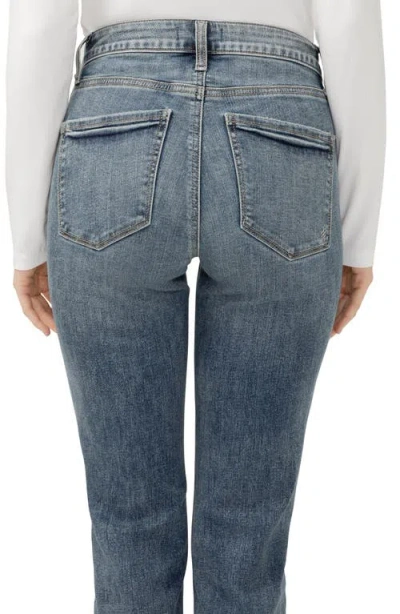 Silver Jeans Co. Women's Elyse Mid Rise Comfort Fit Slim Bootcut Jeans In Blue