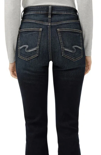 Silver Jeans Co. Women's Avery High Rise Curvy Fit Slim Bootcut Jeans In Blue