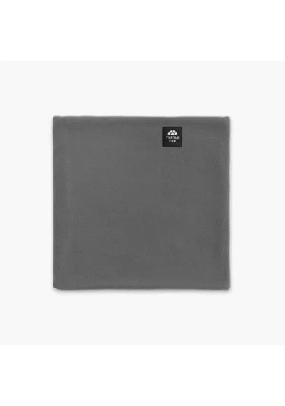Turtle Fur Double-layer Fleece Neck Warmer In Gray