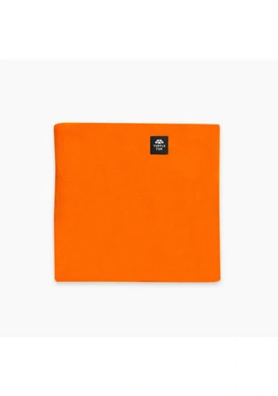 Turtle Fur Double-layer Fleece Neck Warmer In Orange