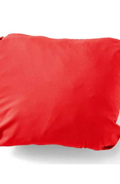 Lands' End Squall Packable Rain Jacket In Red
