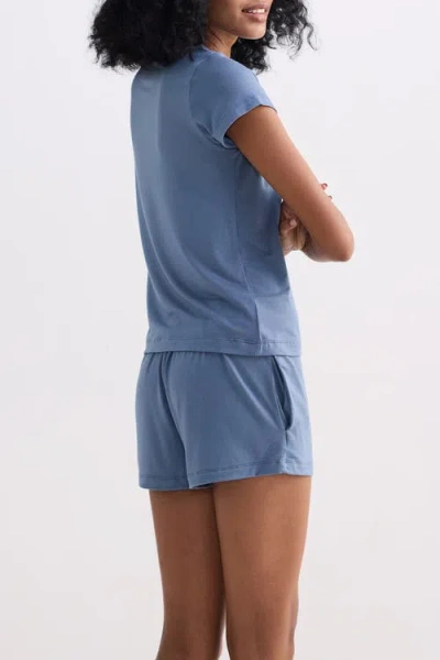 Reistor Regular Fit Essential Short Sleeve Tee In Burgundy