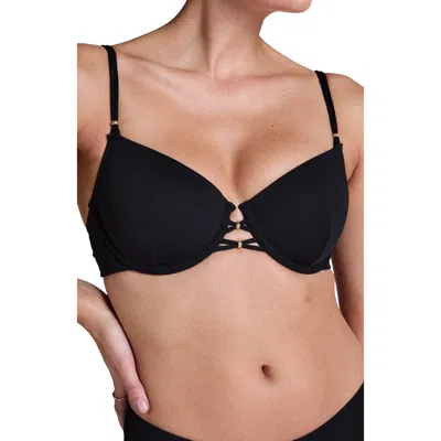 Hunkemoller Holbox Bikini Top In Black