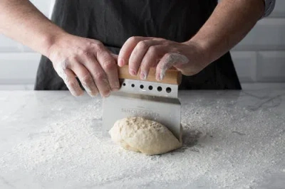 Mason Cash Innovative Kitchen Bench Scraper, 4-in-1 Dough Cutter With Herb Stripper In Multi