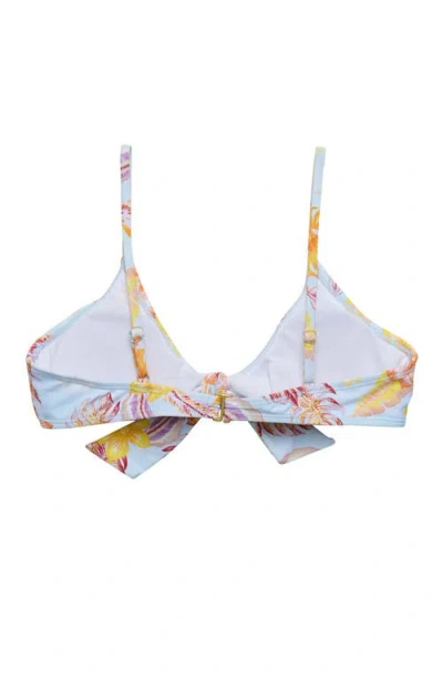 Snapper Rock Bow Front Sustainable Bikini Top In Multi
