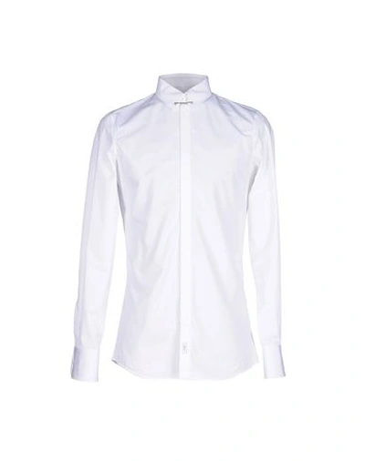 Shop Dsquared2 Solid Color Shirt In White