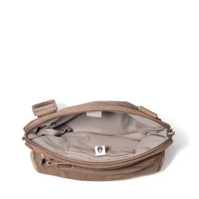 Baggallini Securtex Anti-theft Crossbody Bag In Brown