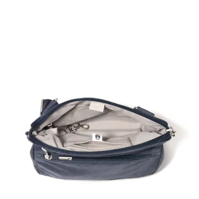 Baggallini Securtex Anti-theft Crossbody Bag In Blue