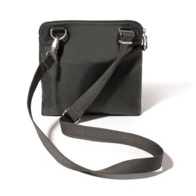 Baggallini Securtex Anti-theft Crossbody Bag In Gray