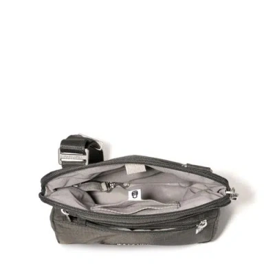 Baggallini Securtex Anti-theft Crossbody Bag In Gray