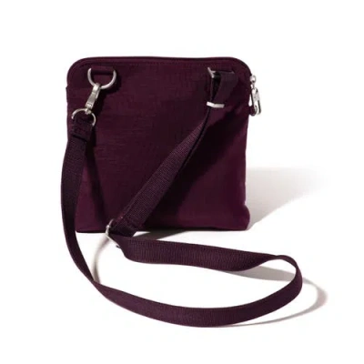 Baggallini Securtex Anti-theft Crossbody Bag In Purple