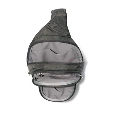 Baggallini Securtex Anti-theft Multi Zip Sling In Gray