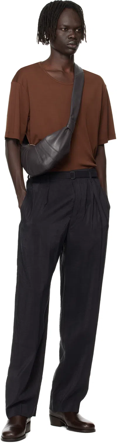 Lemaire Brown Small Croissant Bag