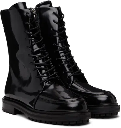 Aeyde Black Tate Boots In Black