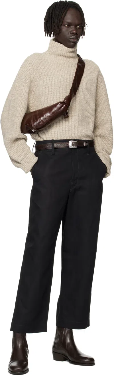 Lemaire Brown Small Croissant Bag