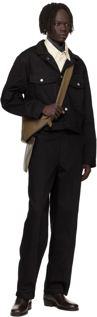 Lemaire Taupe Large Croissant Bag