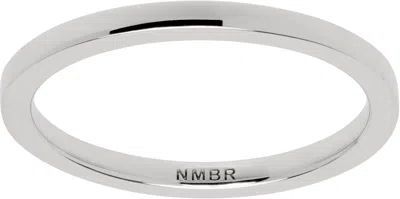 Numbering #3500 Ring In Silver