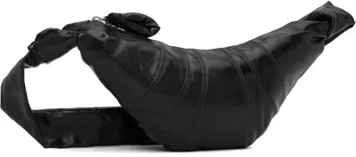 Lemaire Black Small Croissant Bag In Black