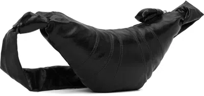 Lemaire Black Small Croissant Bag In Black