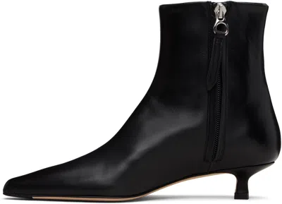 Aeyde Woman Ankle Boots Black Size 6 Leather