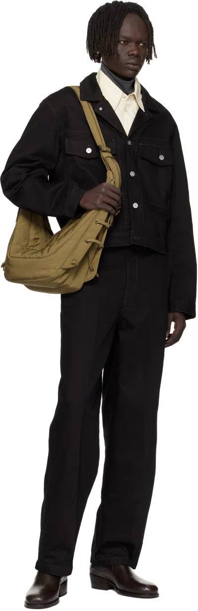 Lemaire Khaki Medium Soft Game Bag