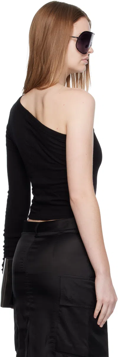 Rick Owens Black Concordians Ziggy T-shirt In Black