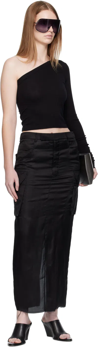 Rick Owens Black Concordians Ziggy T-shirt In Black