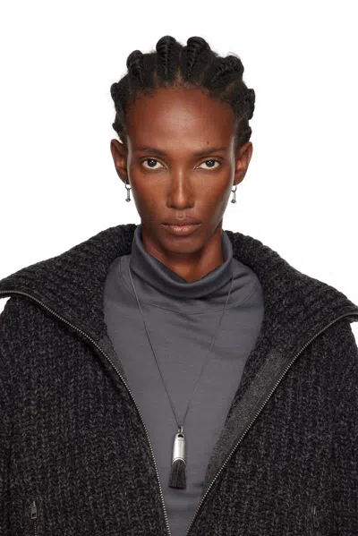 Lemaire Personal Brush Necklace In Metallic