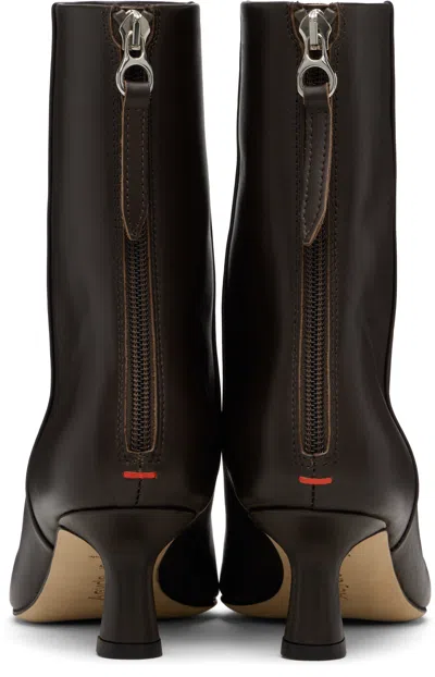 Aeyde Harriet Ankle Boots In Brown