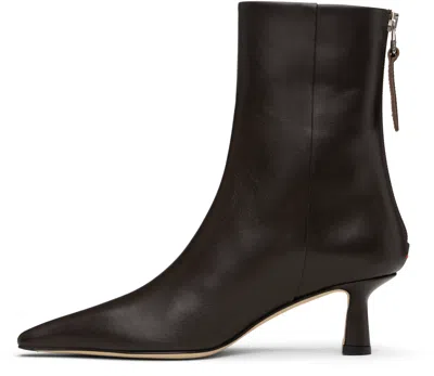 Aeyde Harriet Ankle Boots In Brown