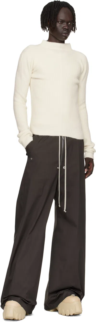 Rick Owens Off-white Concordians Headon Pull Sweater In White