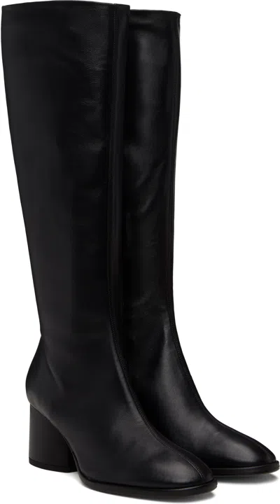 Aeyde "alina" Knee High Boots In Black