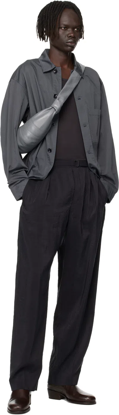 Lemaire Gray Small Croissant Bag