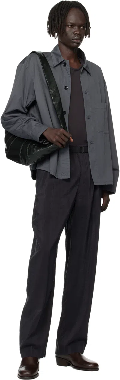 Lemaire Green Medium Croissant Bag