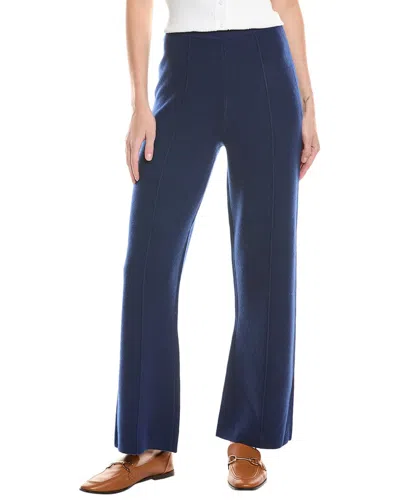 No Name Noname Prep Wool & Cashmere-blend Flare Pant In Blue