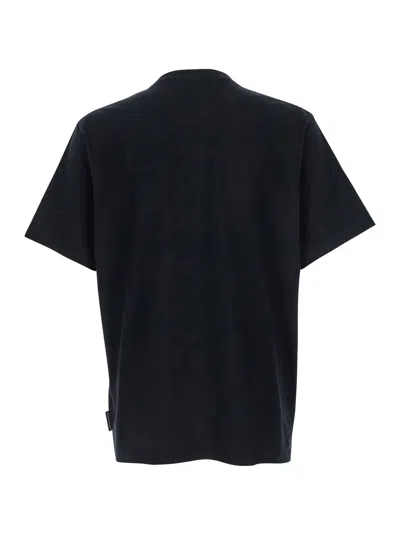 Moose Knuckles Logo-plaque Cotton T-shirt In Black