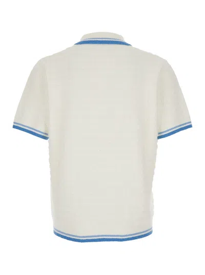 Casablanca Boucle Polo In White