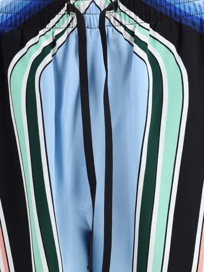 Casablanca Graphic Mountain Shorts In Multi