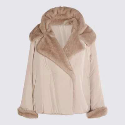 Antonelli Long-sleeved Casual Jacket In Sand