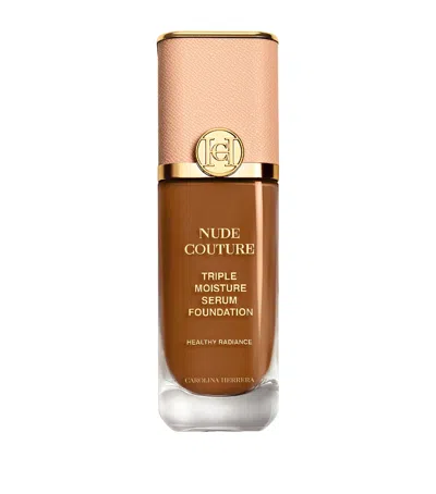 Carolina Herrera Nude Couture Triple Moisture Serum Foundation In Brown